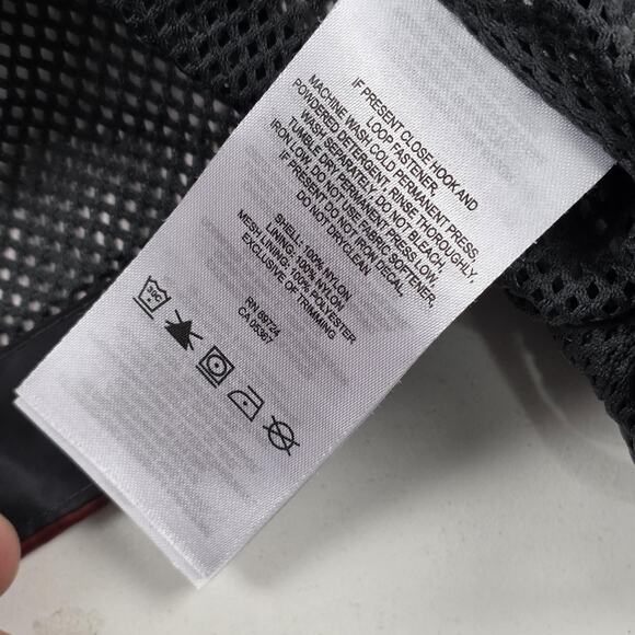 Columbia Jacket Mens Medium Burgundy Gray Omni-Tech Waterproof Hooded Breathable - Picture 14 of 16